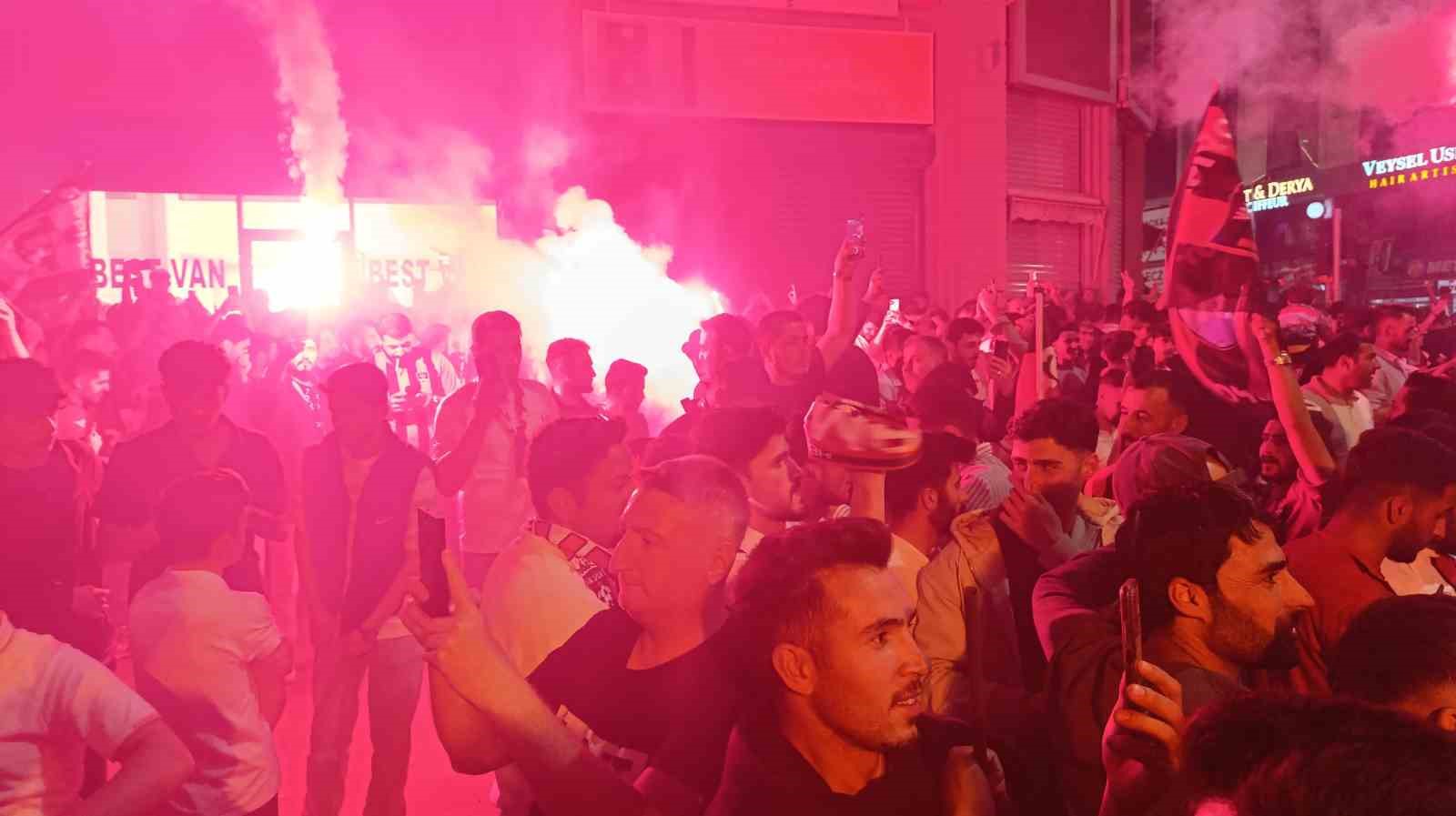 Van’da şampiyonluk coşkusu