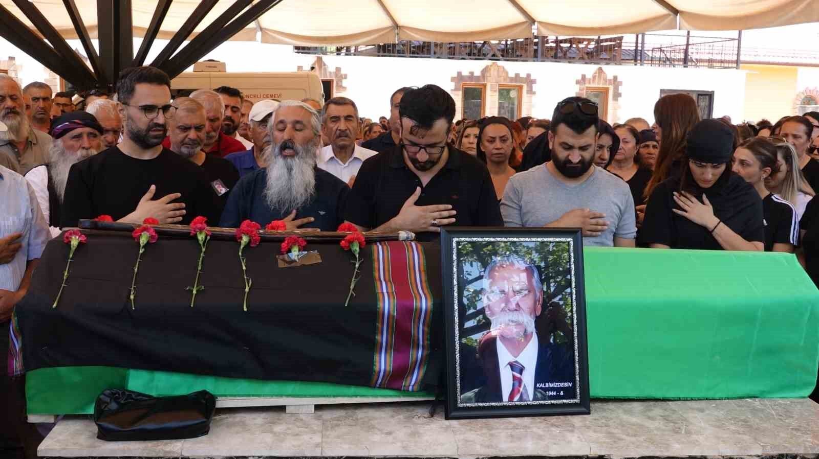 Tunceli’nin sembol isimlerindin Uzun Mehmet son yolculuğuna uğurlandı