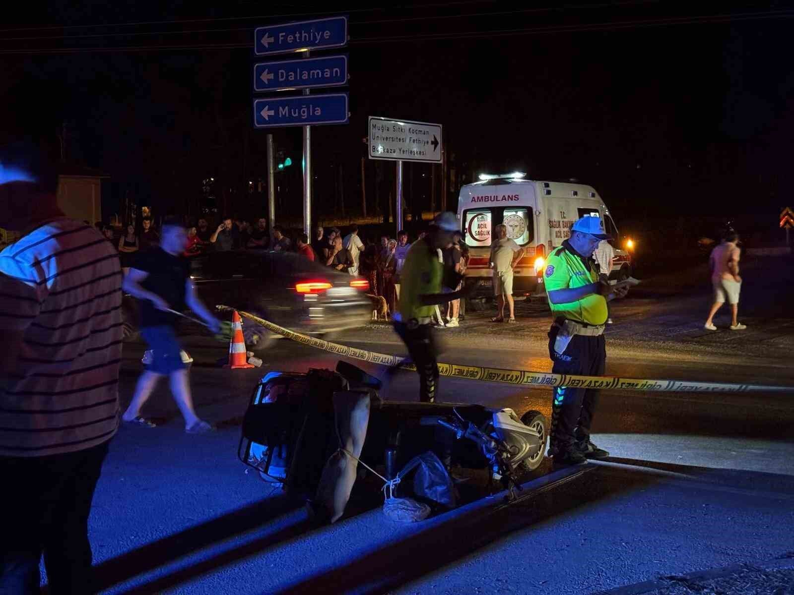 Tırla çarpışan motosiklet sürücüsü hayatını kaybetti