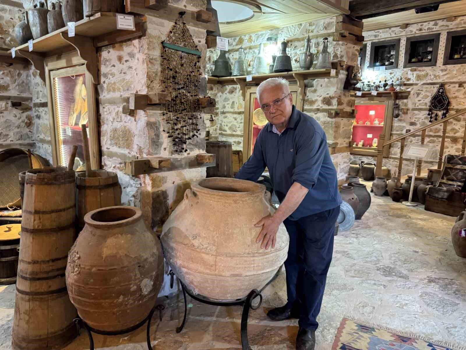 2 bin yıllık küp tarihi Sarıhacılar köyündeki müzede sergileniyor