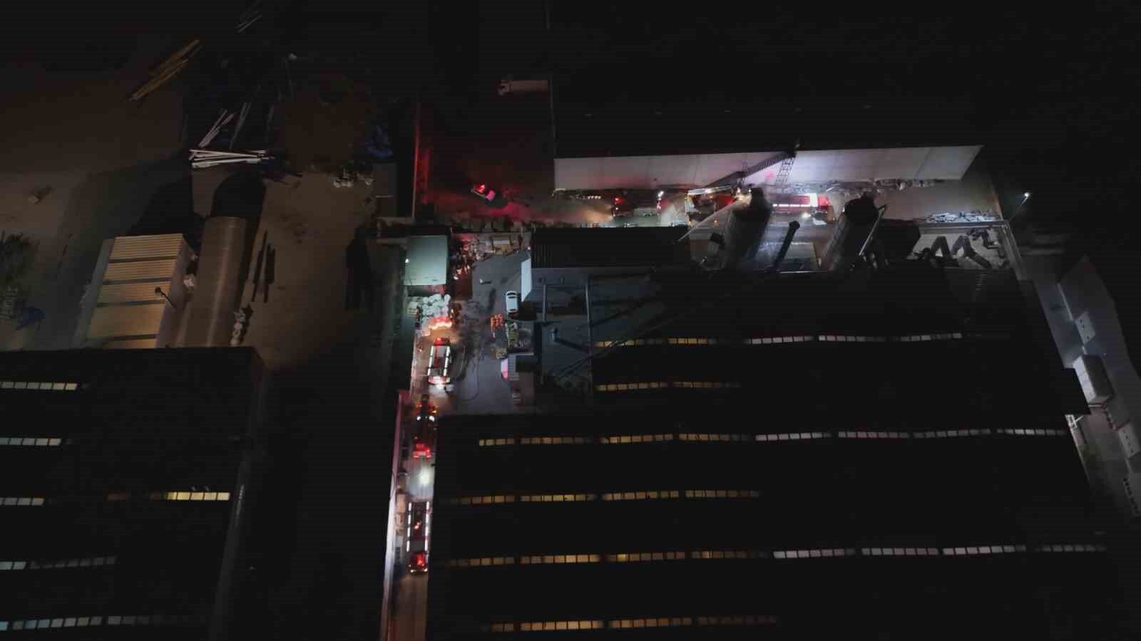 Kayseri’de ahşap fabrikasında korkutan yangın