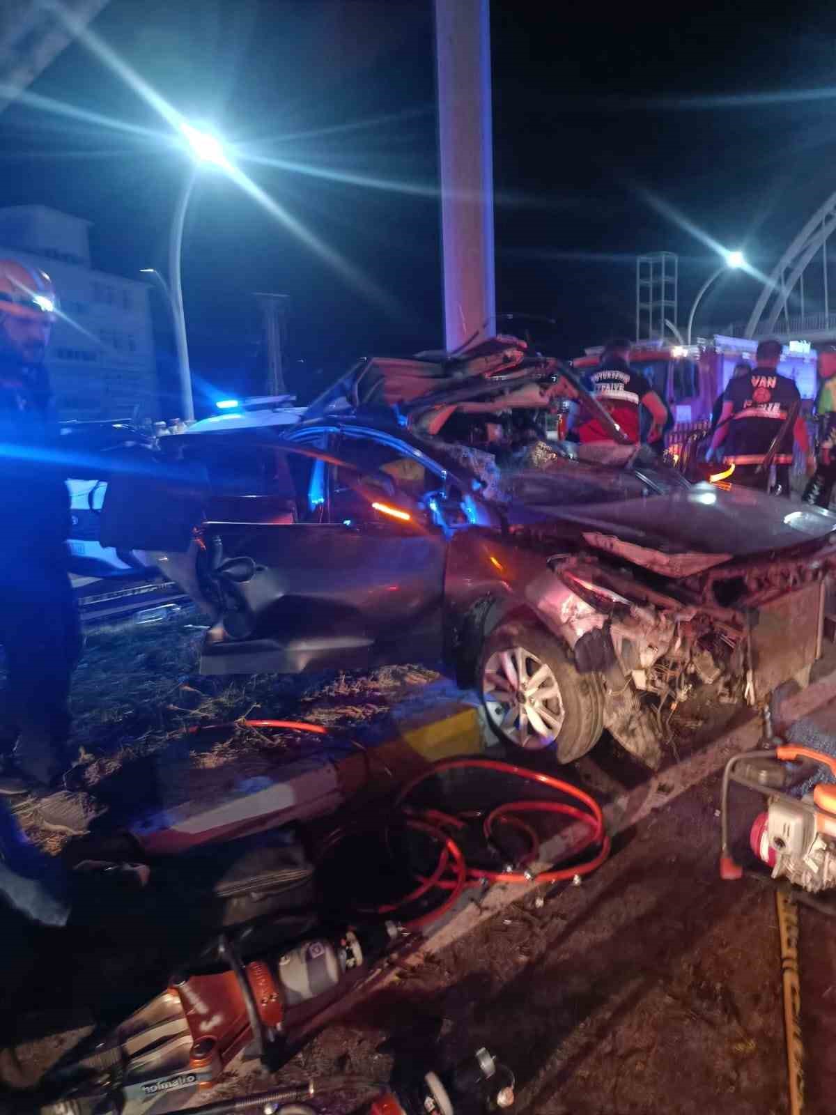 Van’da trafik kazası: 1 ölü