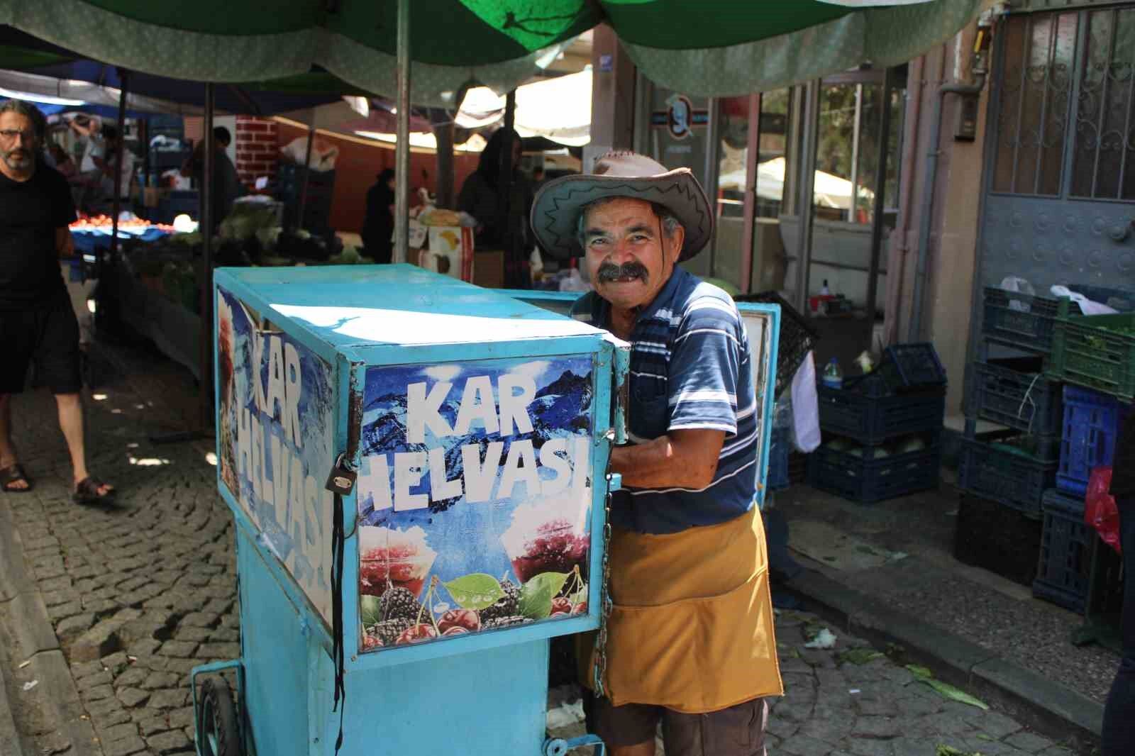 Sedat amca, pazarın ateşini düşürüyor
