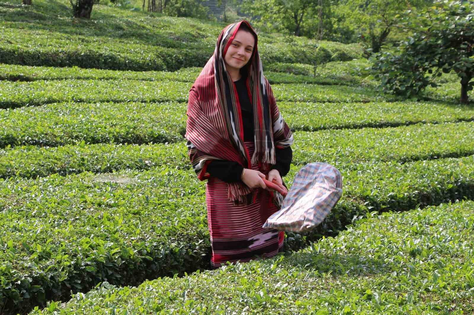 Rize’nin yeni gözdesi: Baklava görünümlü çay bahçesi