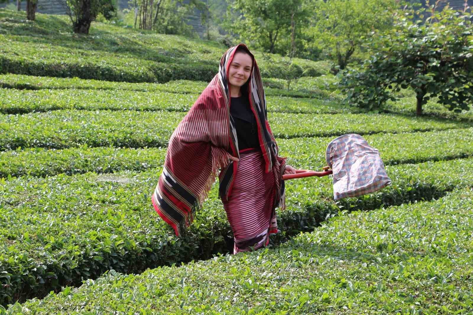 Rize’nin yeni gözdesi: Baklava görünümlü çay bahçesi