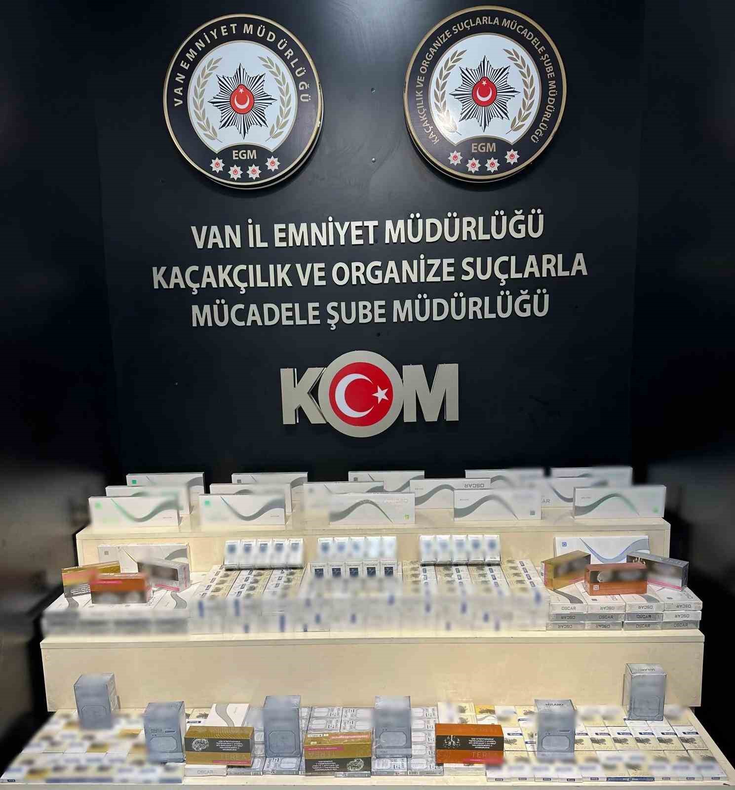 Van’da gümrük kaçakçılığı operasyonu