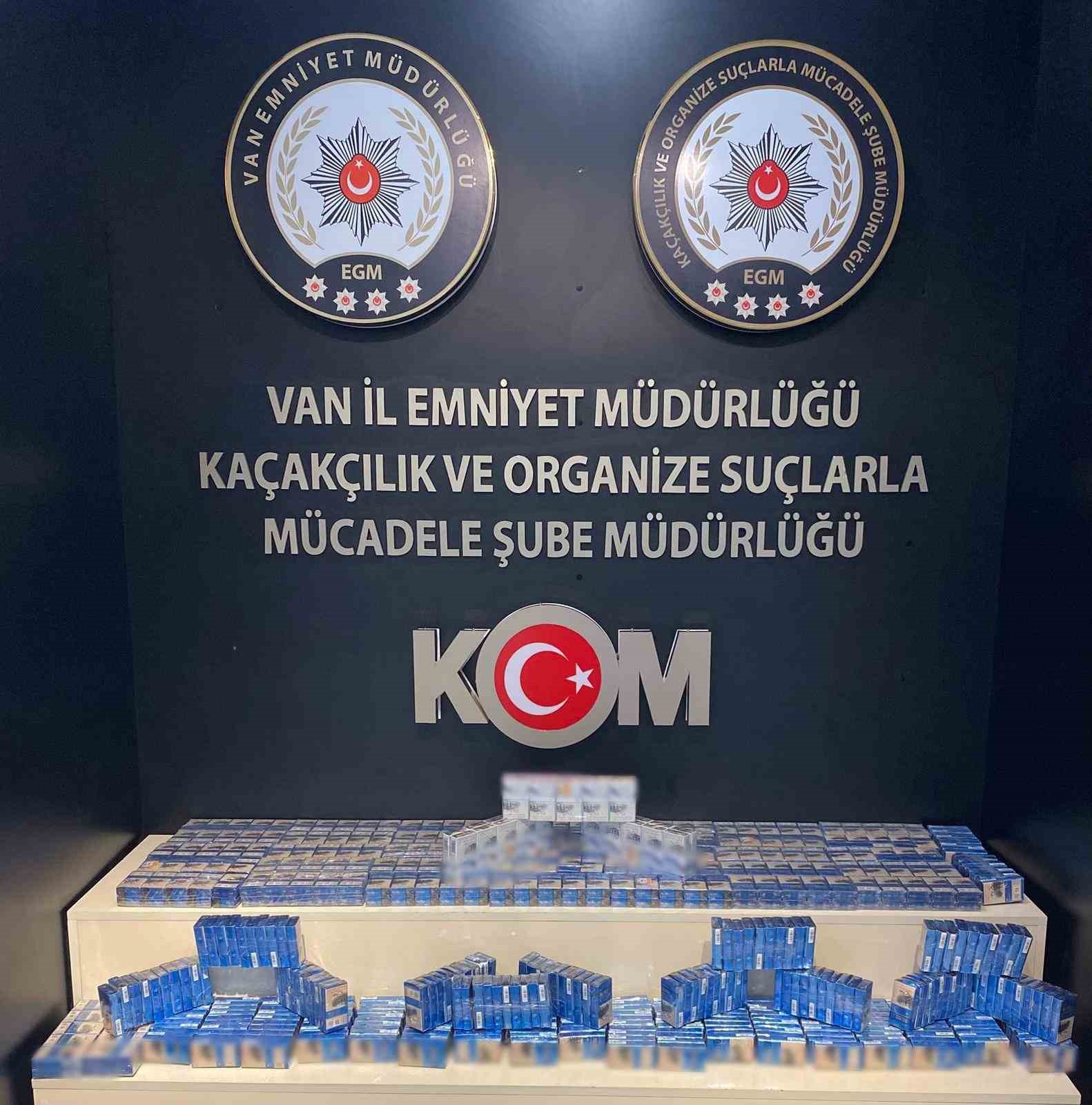 Van’da gümrük kaçakçılığı operasyonu