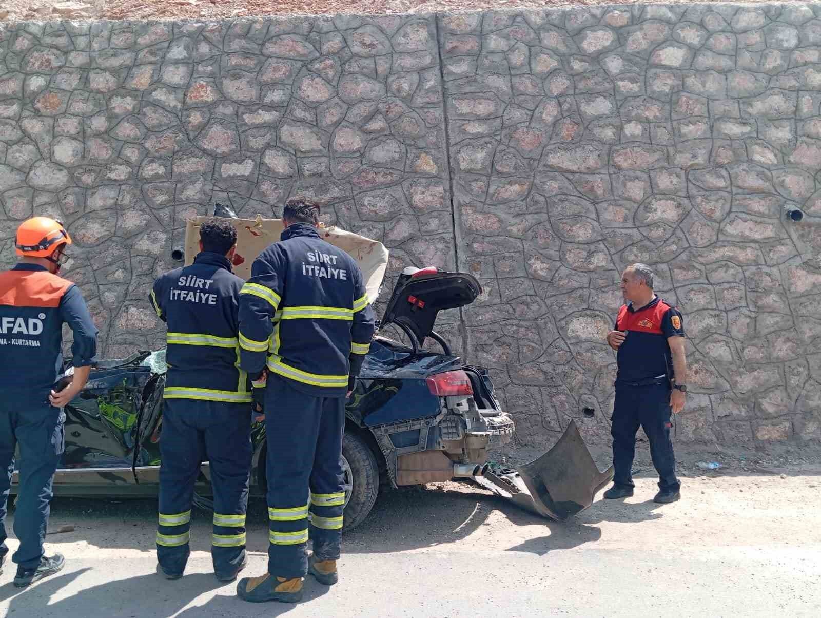 Siirt’te kamyon ile otomobil çarpıştı: 1 ölü, 4 yaralı