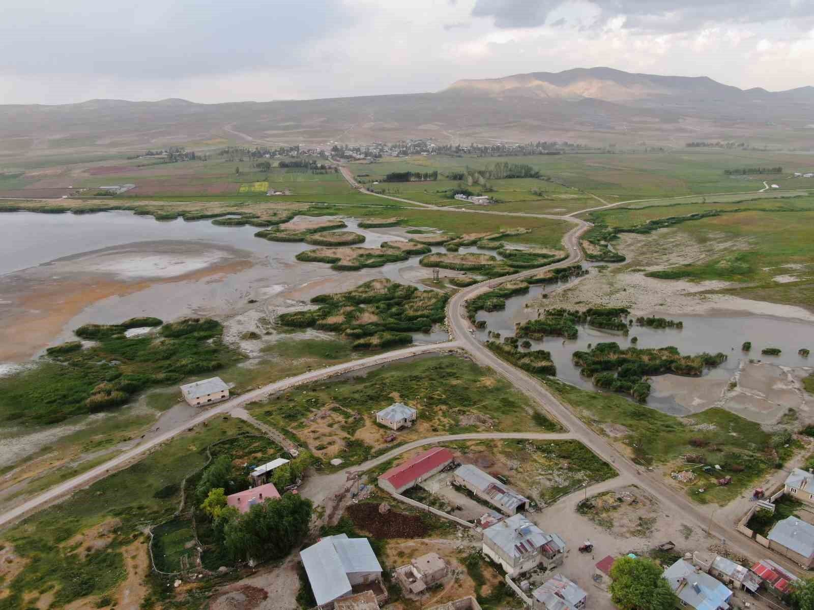 Erçek Gölü’nün kıyıları kuruyor: Uzmanlar uyarıyor