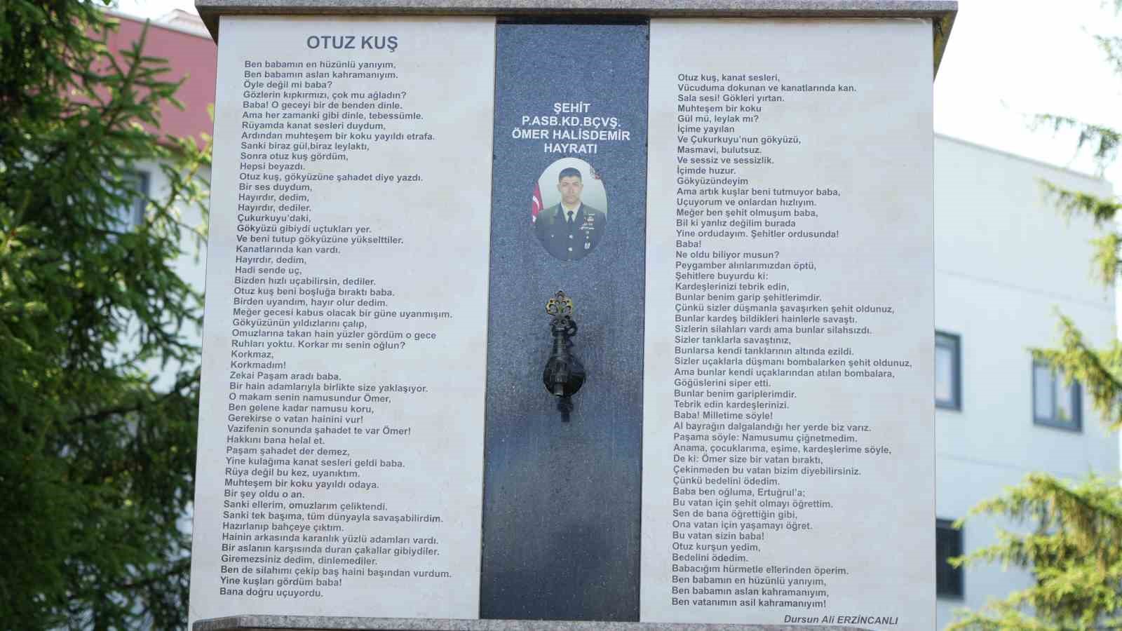 Darbe seyrini değiştiren kahraman: Ömer Halisdemir’in şehadet noktası özel zeminle korunuyor