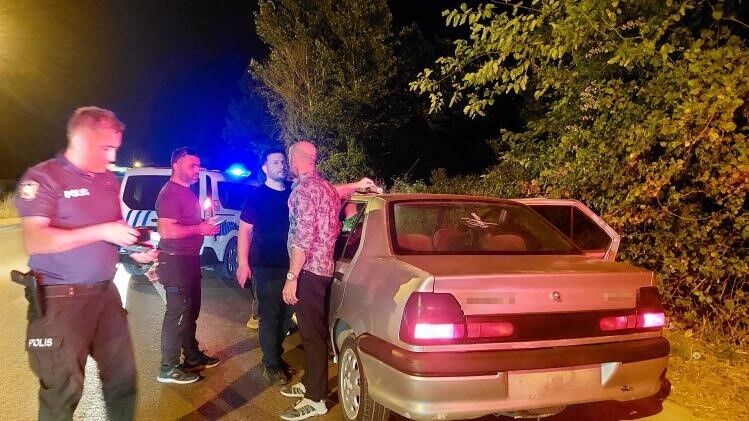 Çaldığı otomobil ile polise yakalandı