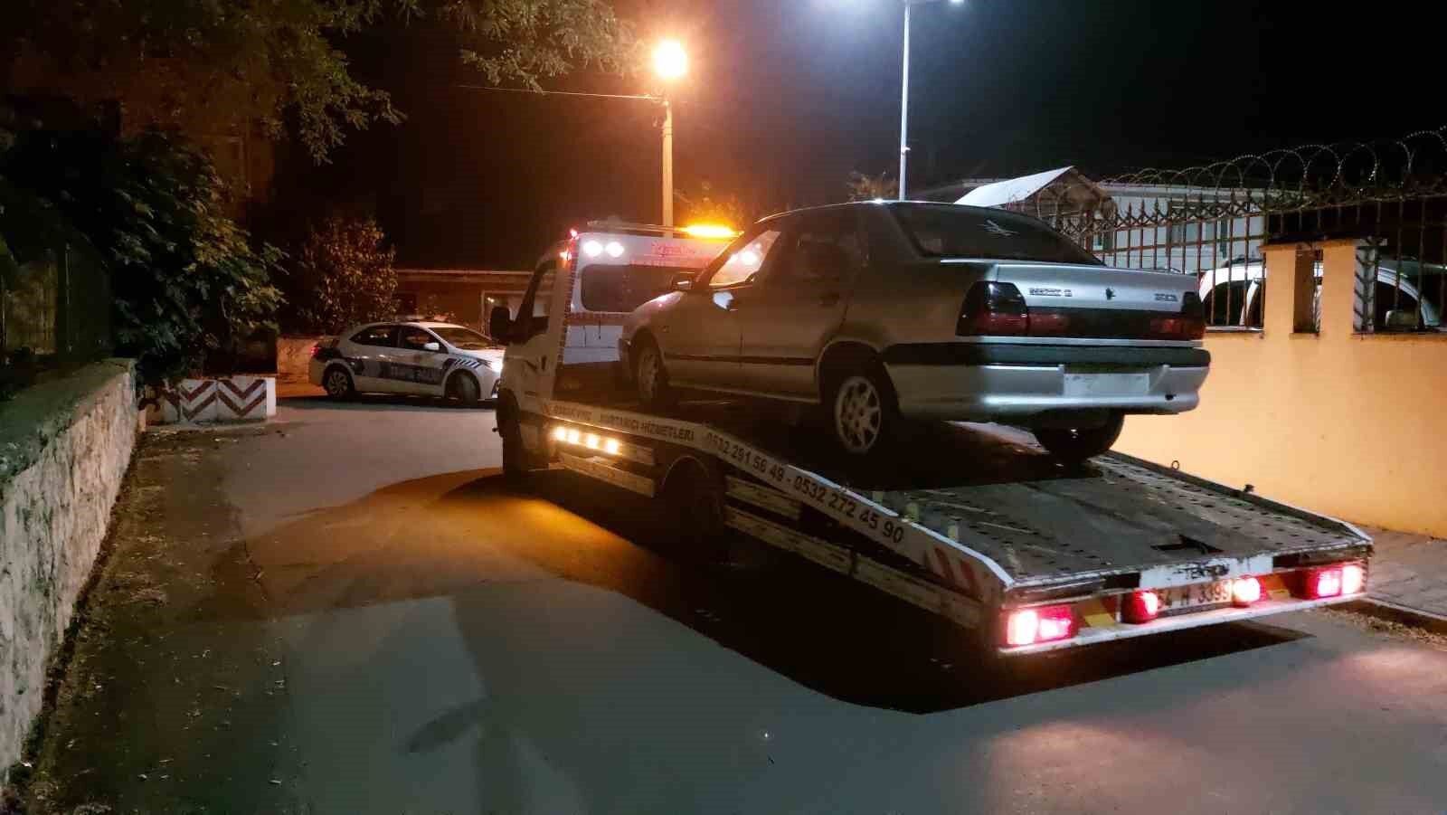 Çaldığı otomobil ile polise yakalandı