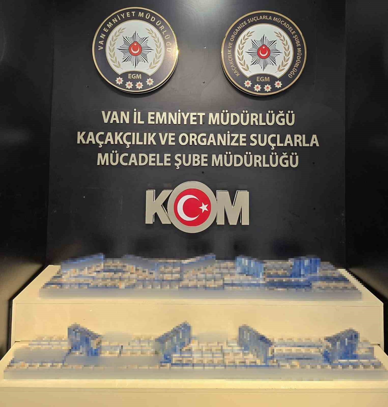 Van’da gümrük kaçakçılığı operasyonu