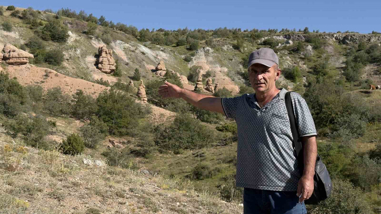 Tokat’taki Gelinbaşı Kayalığı görenleri mest ediyor