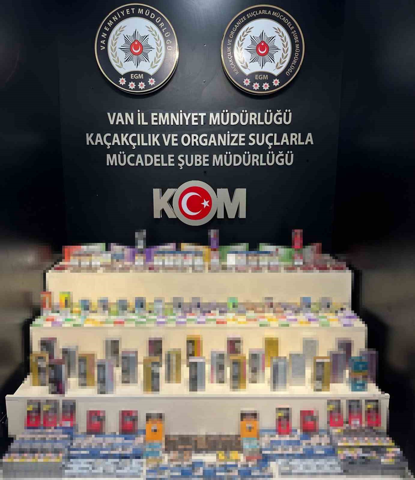 Van’da gümrük kaçakçılığı operasyonu