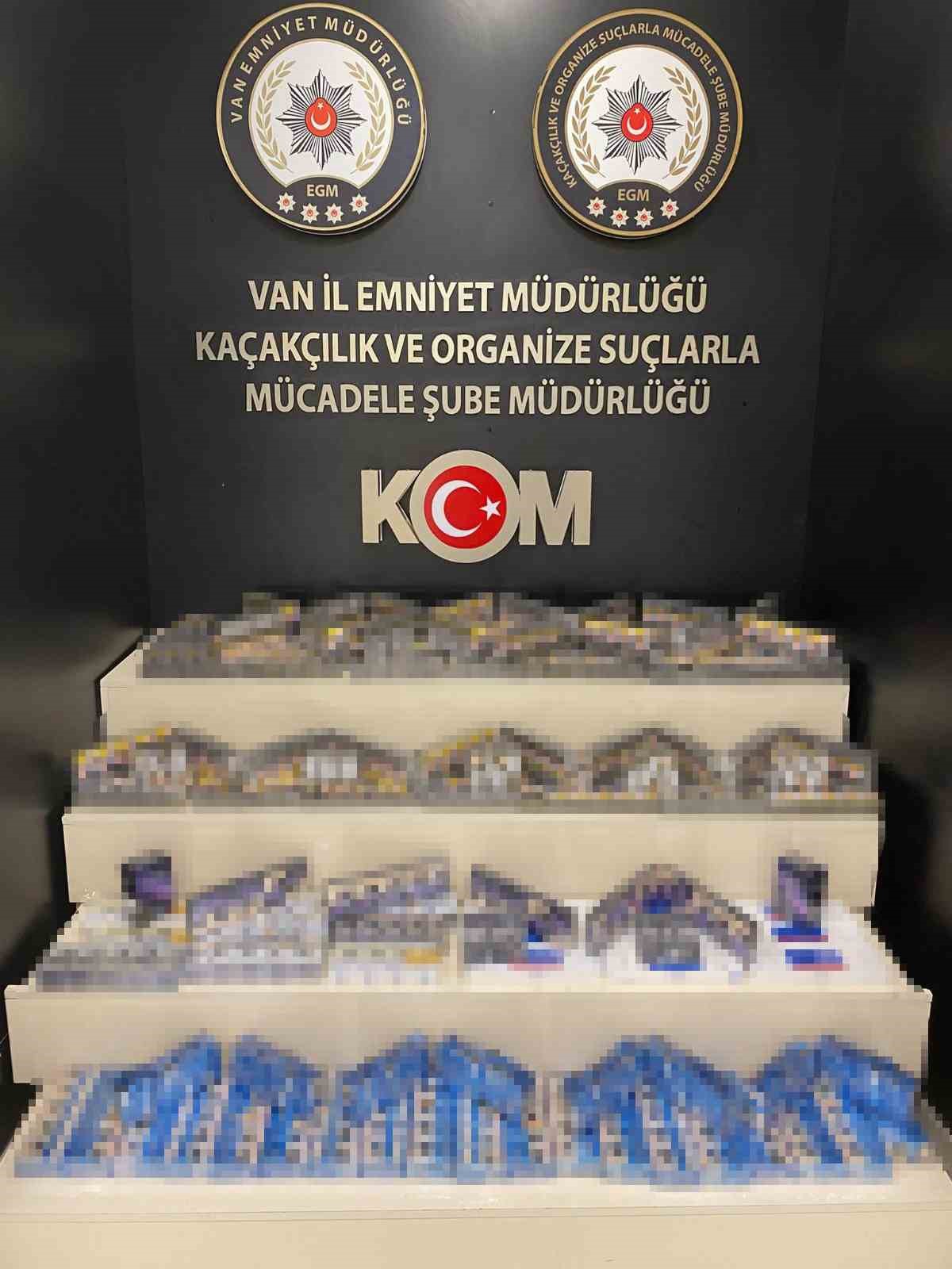 Van’da gümrük kaçakçılığı operasyonu