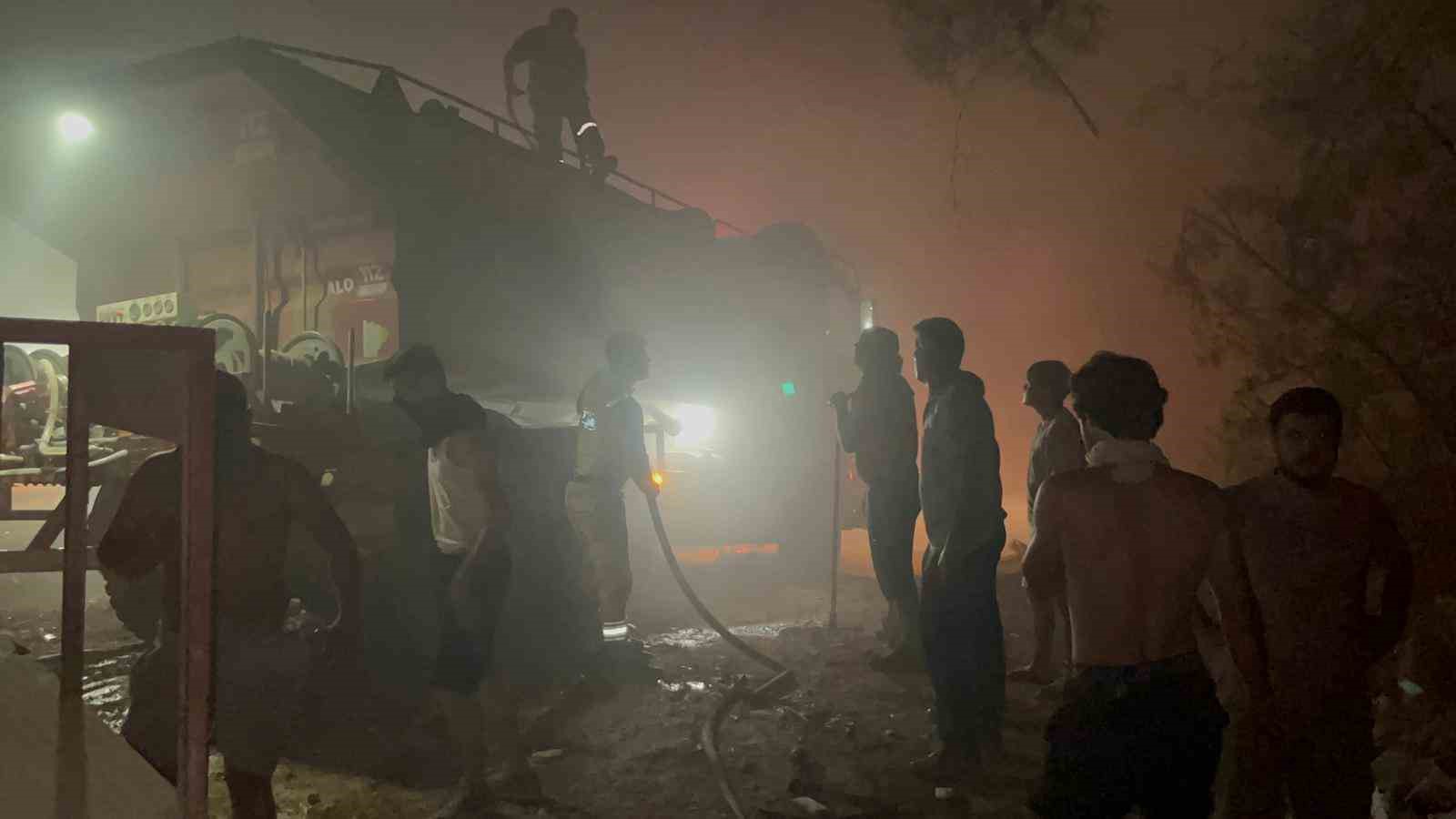 Alanya’da orman yangınında 3 hektarlık alan zarar gördü