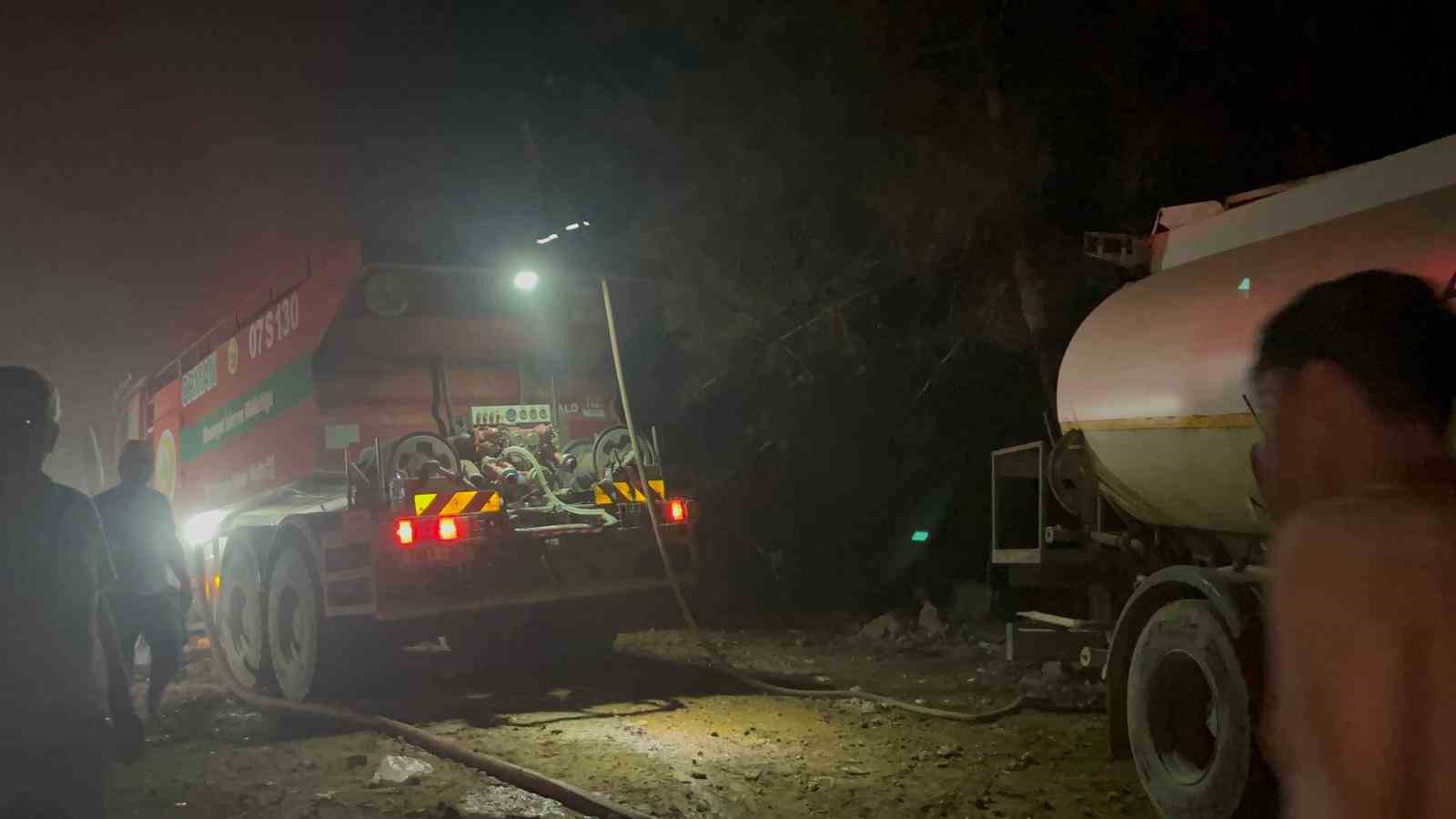Alanya’da orman yangınında 3 hektarlık alan zarar gördü