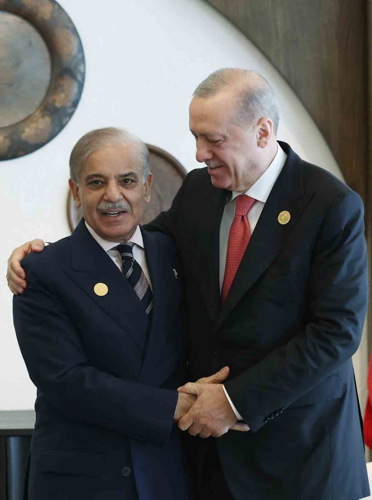 Cumhurbaşkanı Erdoğan, Pakistan Başbakanı Şerif ile görüştü