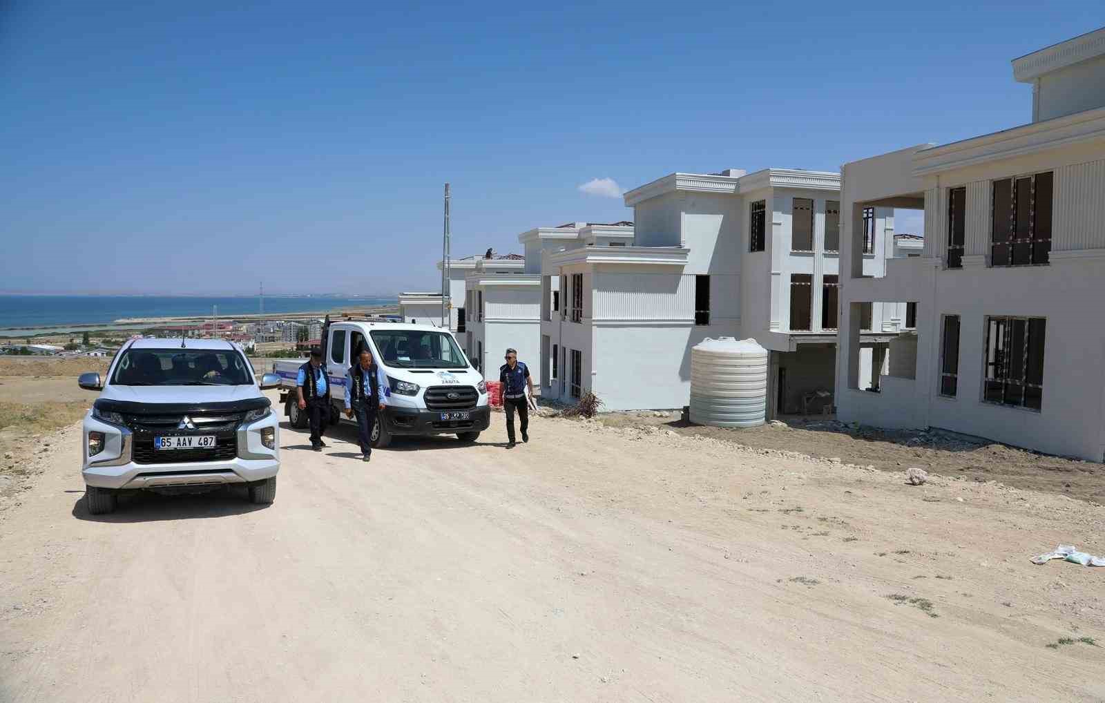 Van’da kaçak yapılaşmaya karşı denetimler arttırıldı