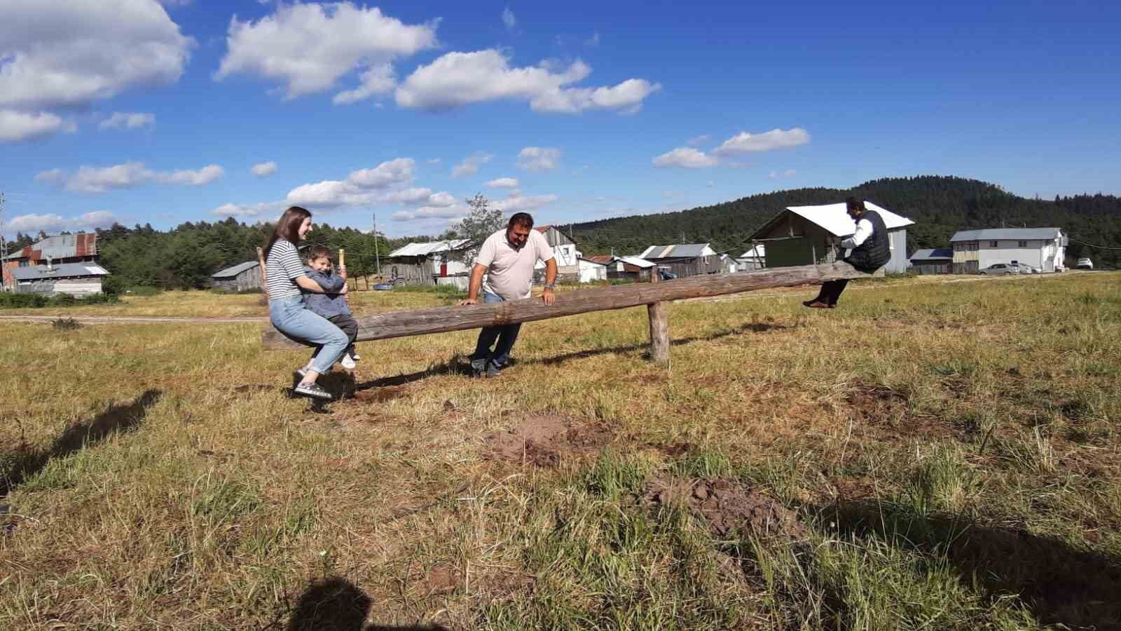 Yaylada unutulmaya yüz tutmuş eğlence: 