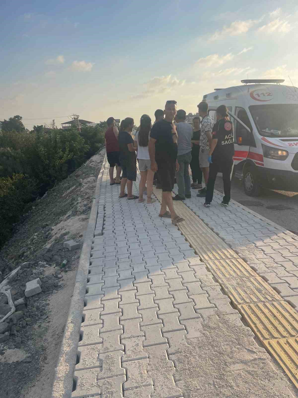 Kontrolden çıkan otomobil bahçeye uçtu: 1 yaralı