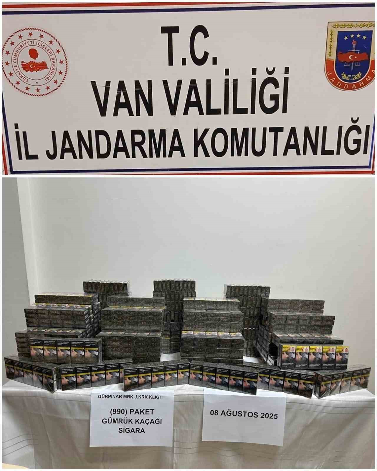 Van’da gümrük kaçakçılığı operasyonu