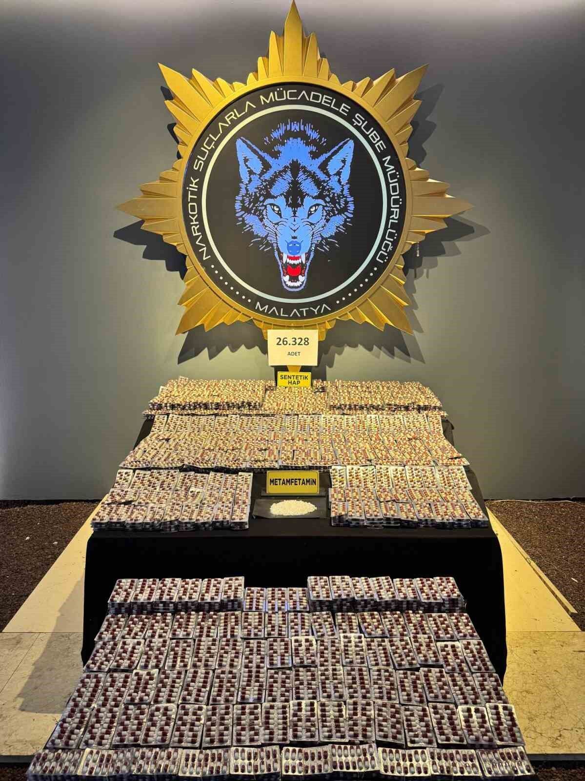 Malatya’da zehir tacirlerine büyük darbe: 5 gözaltı