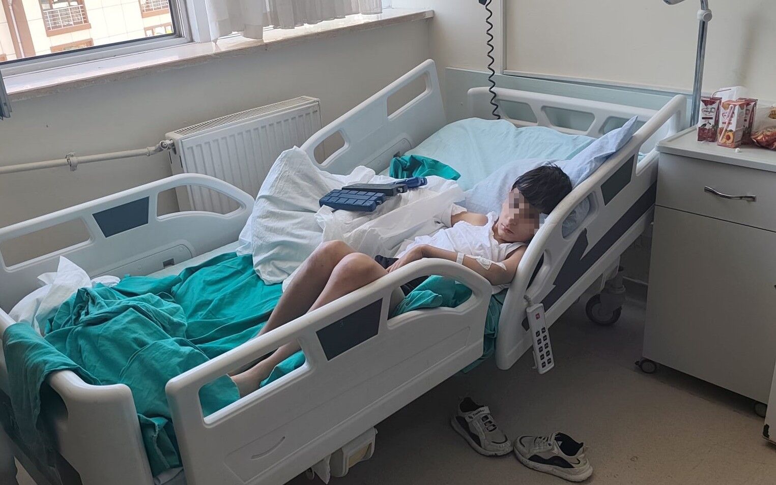 Çocuğu bisikletten iten uzman çavuş gözaltına alındı