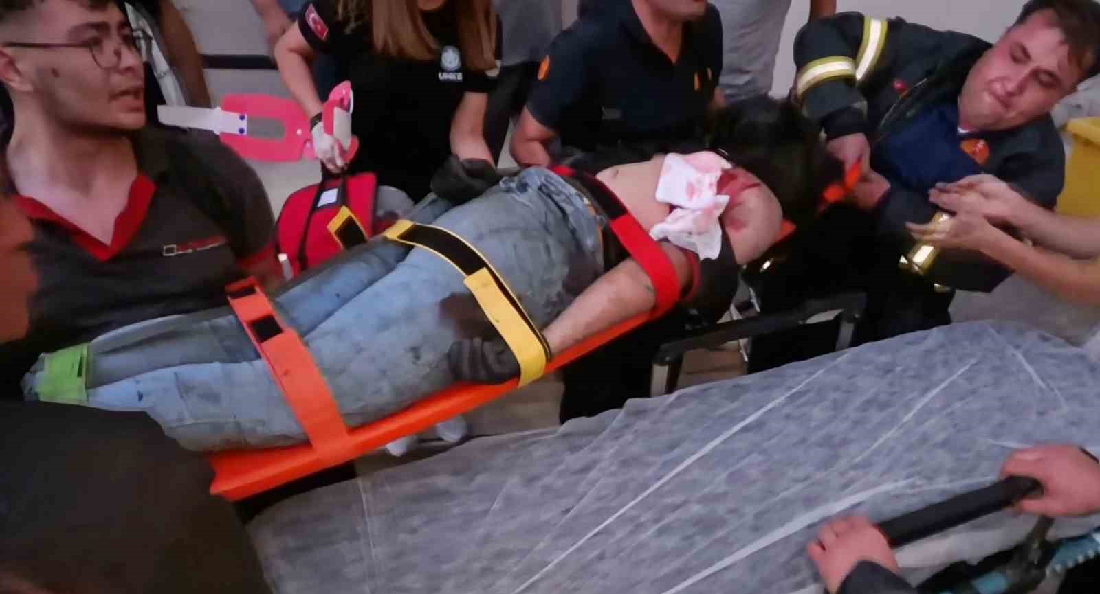 Aksaray’da asansör faciası: 2 ağır yaralı