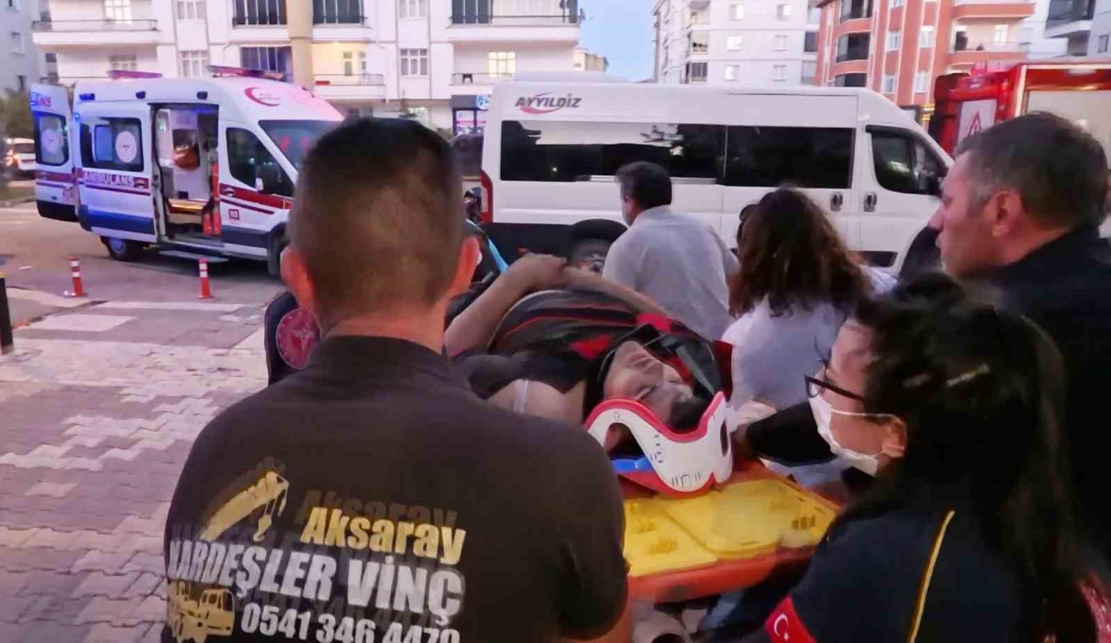 Aksaray’da asansör faciası: 2 ağır yaralı