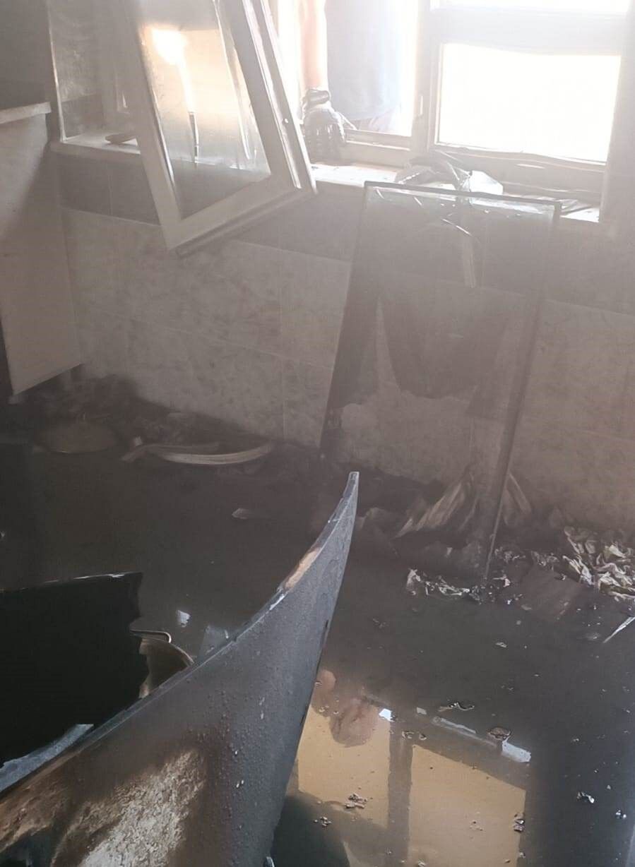 Van’da ev yangını