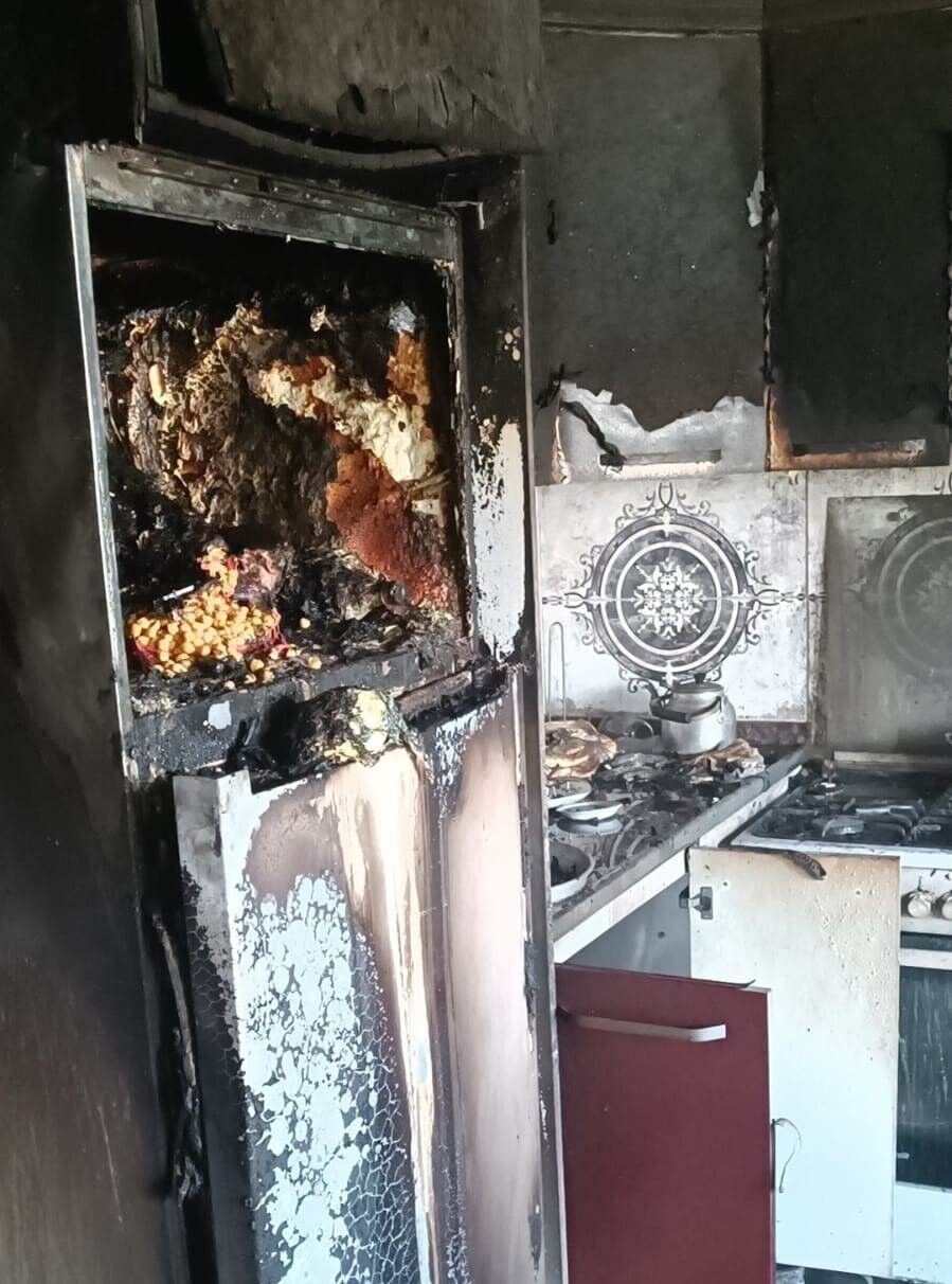 Van’da ev yangını