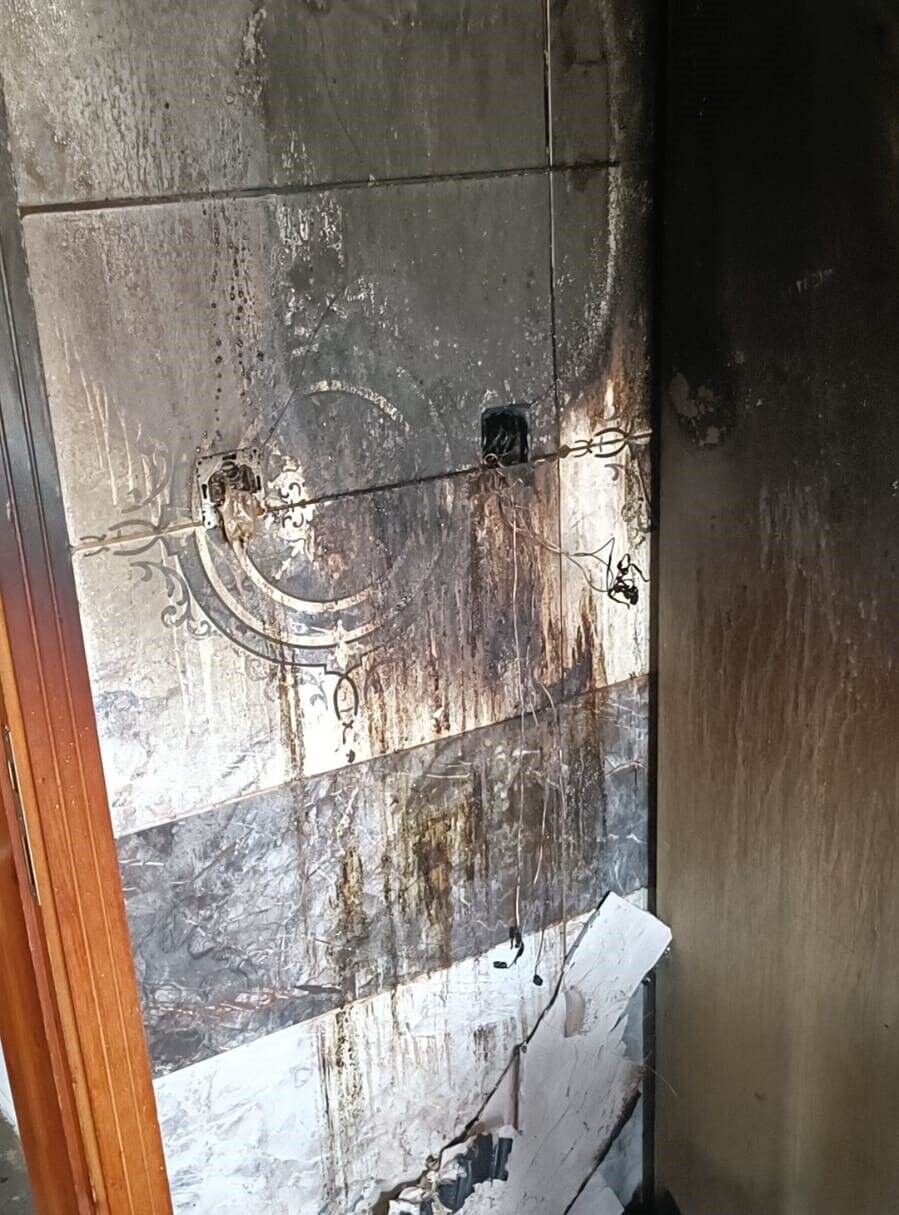 Van’da ev yangını