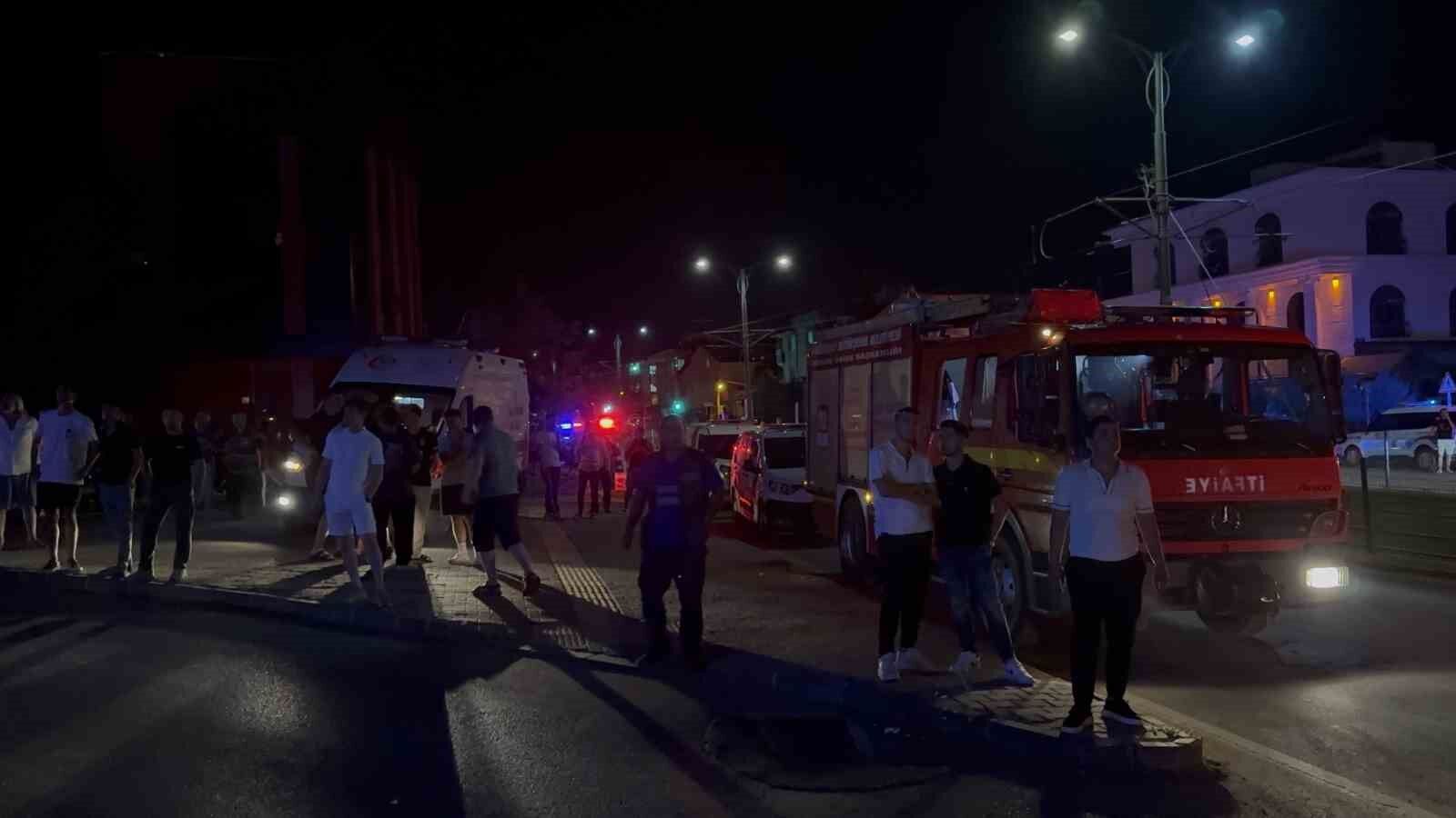 Gaziantep’te 7 katlı binada yangın paniği