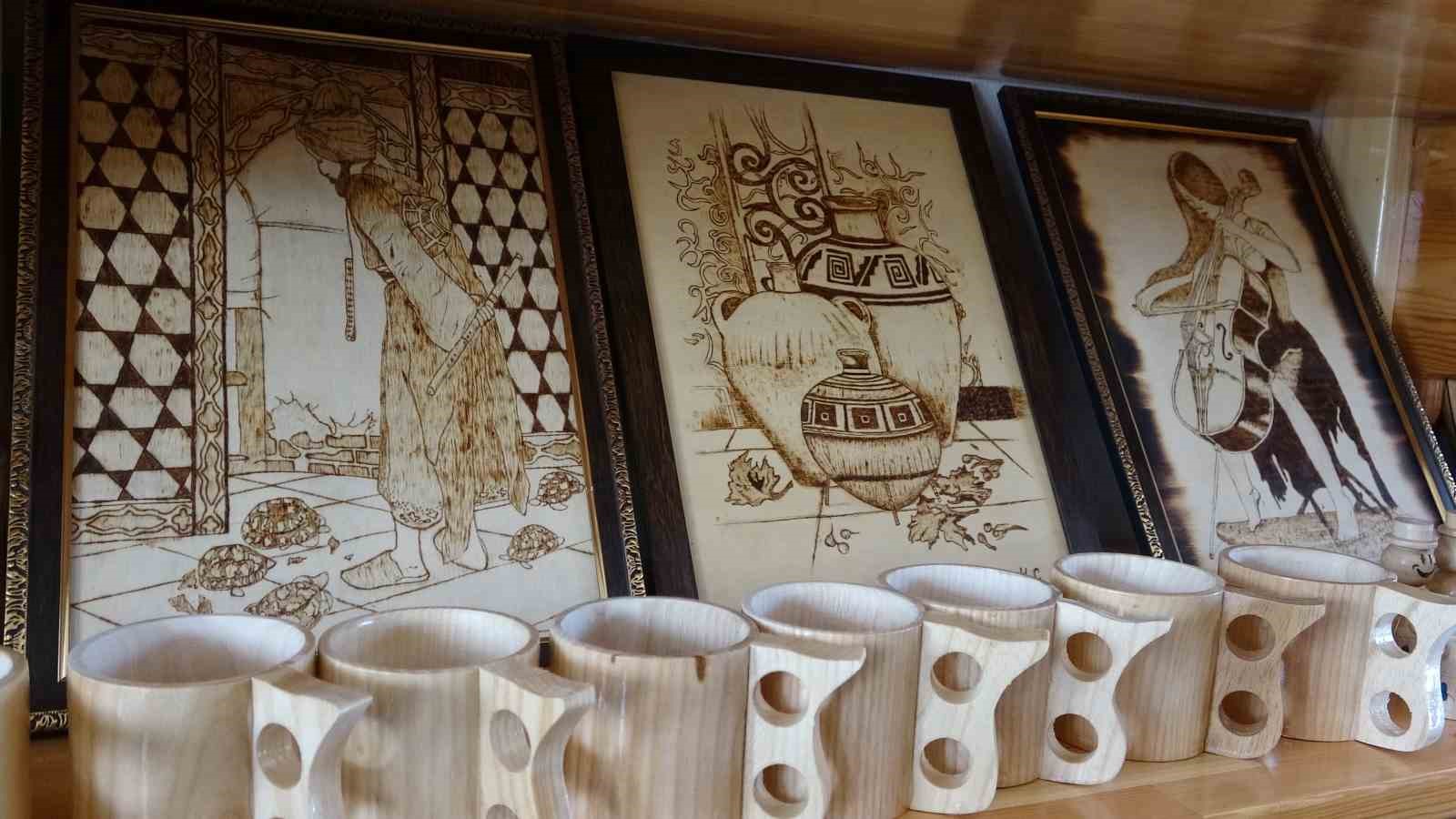 Bahçesaray’ın ceviz ağaçları sanat eserine dönüşüyor