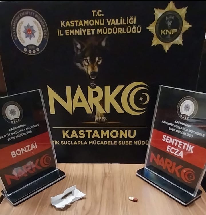 Kastamonu’da uyuşturucuyla yakalanan 2 şüpheli tutuklandı
