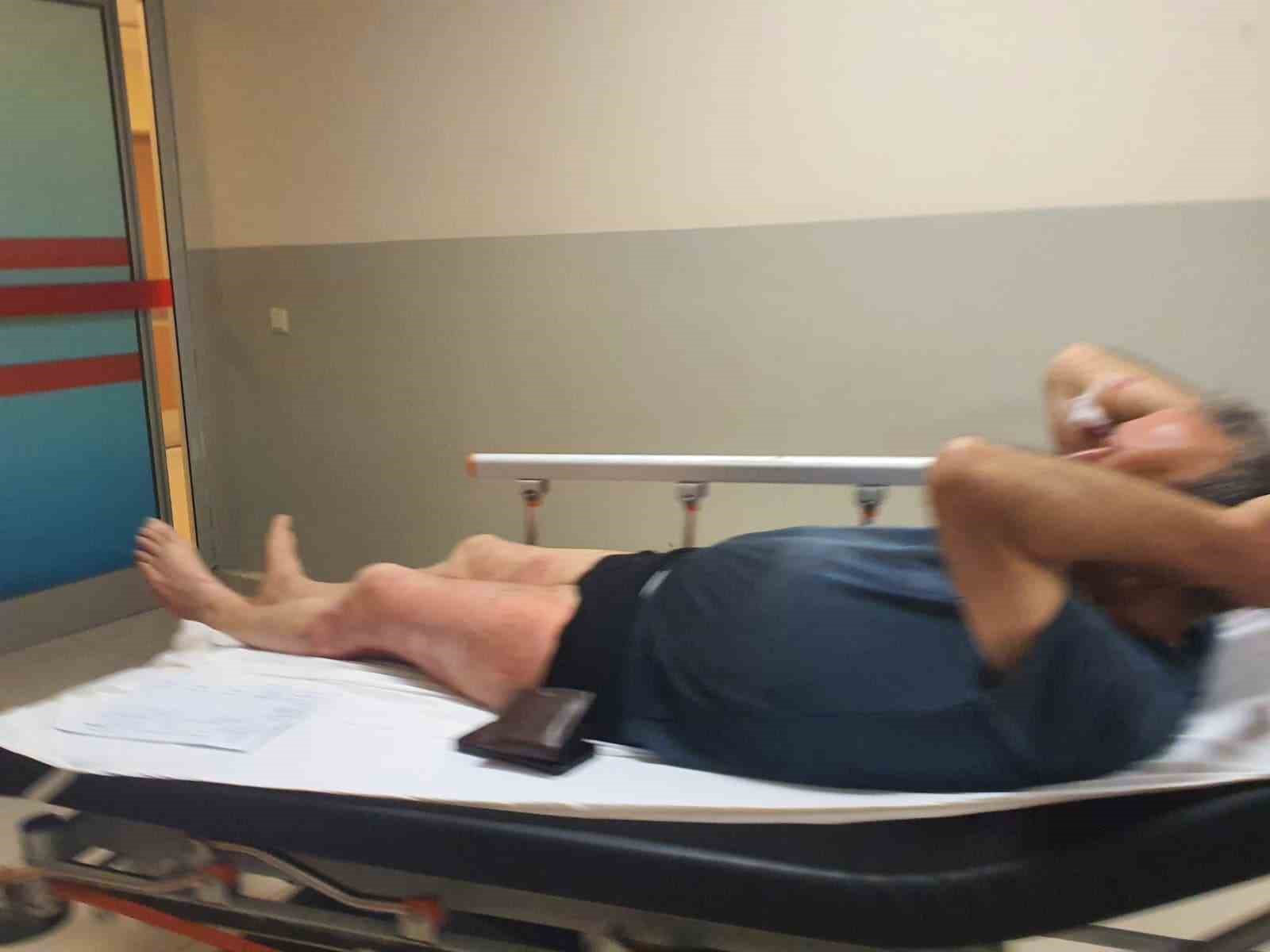 Üzerine kaynar su dökülen adam hastanelik oldu