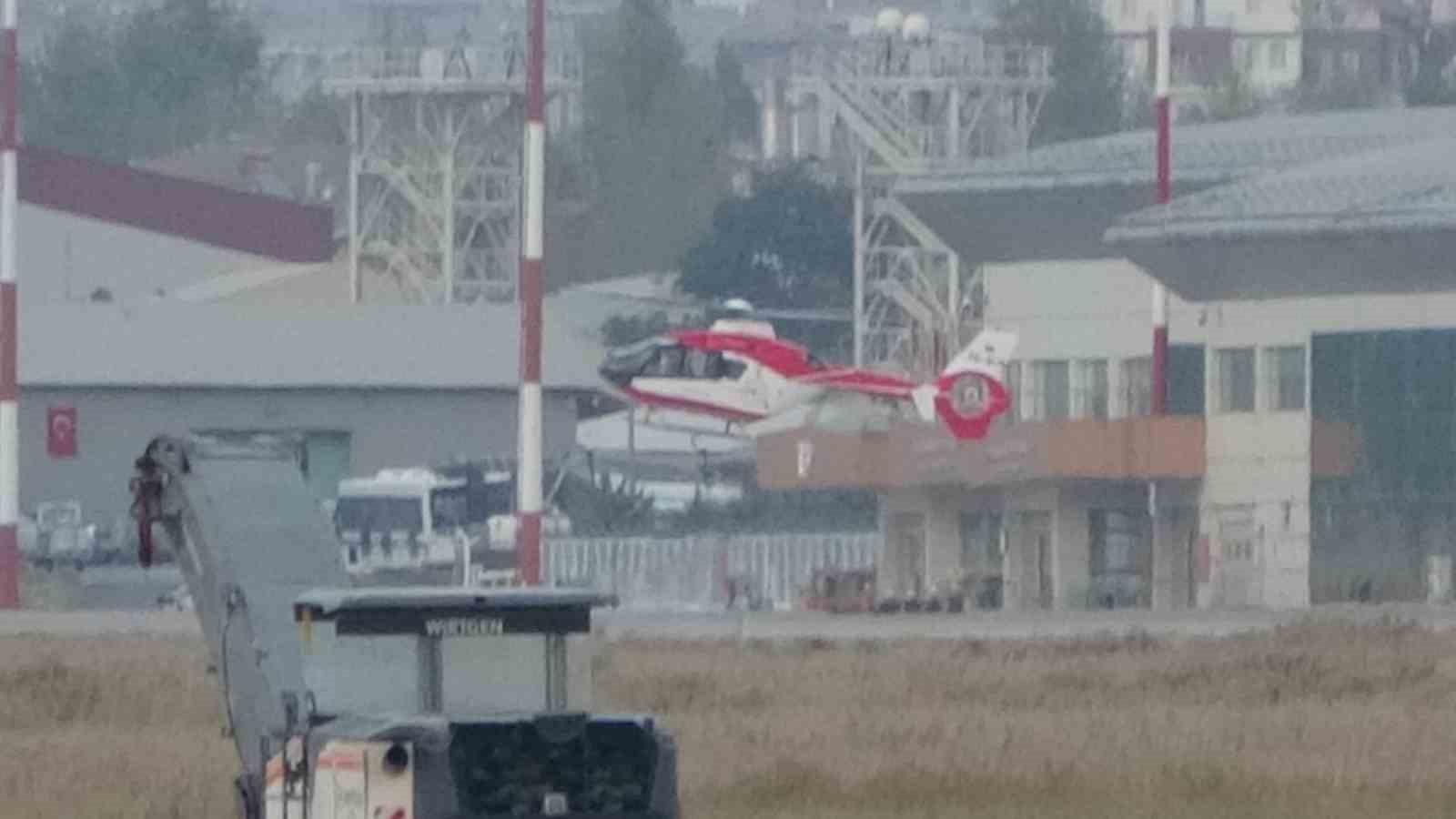 Serebrovasküler hastası şahıs ambulans helikopter ile Van’a getirildi