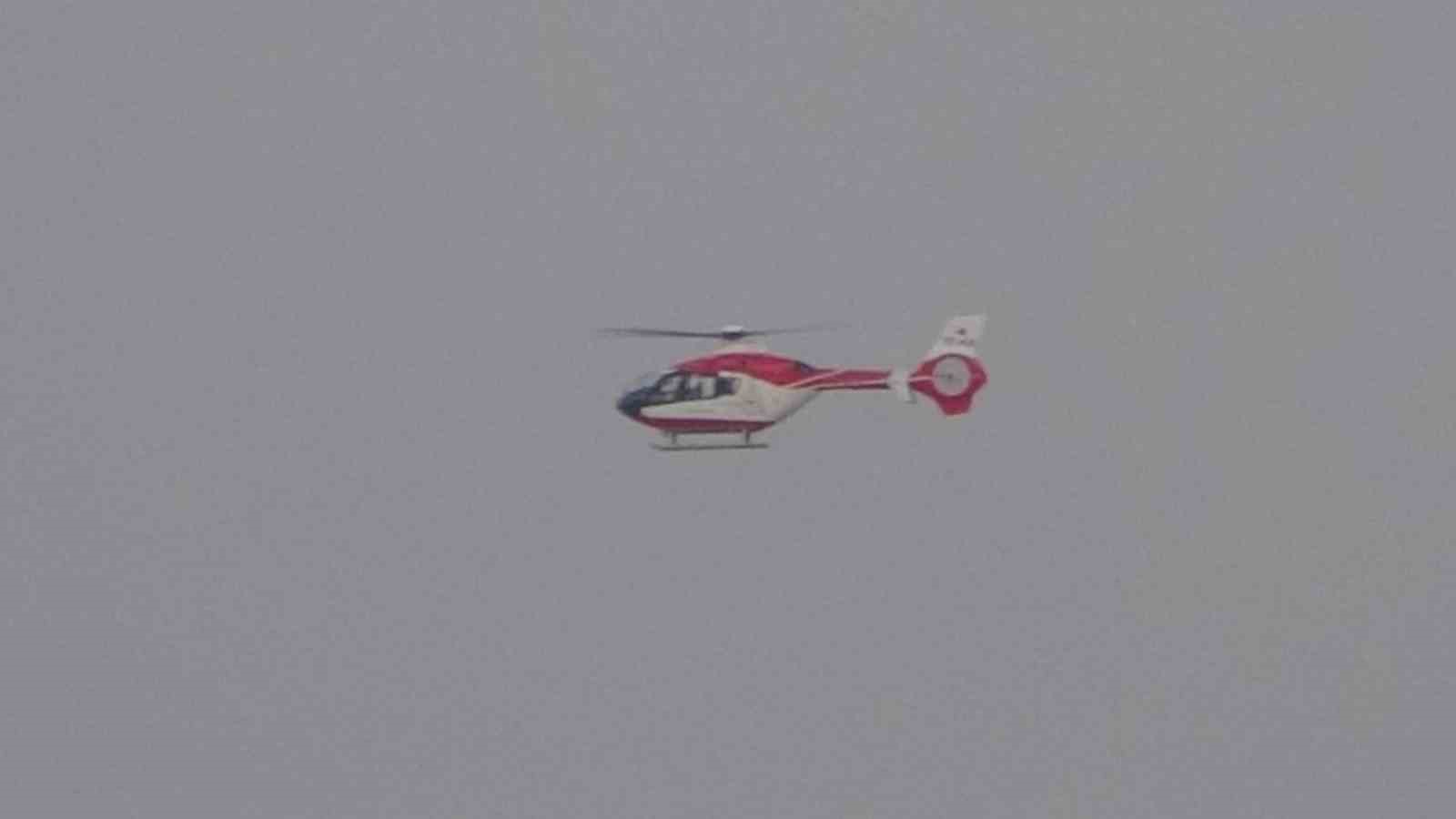 Serebrovasküler hastası şahıs ambulans helikopter ile Van’a getirildi