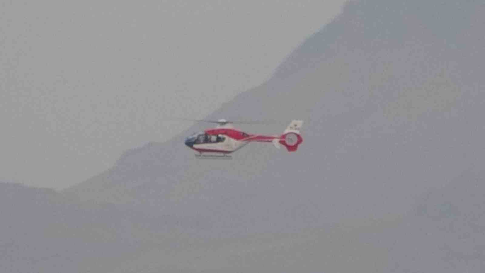 Serebrovasküler hastası şahıs ambulans helikopter ile Van’a getirildi