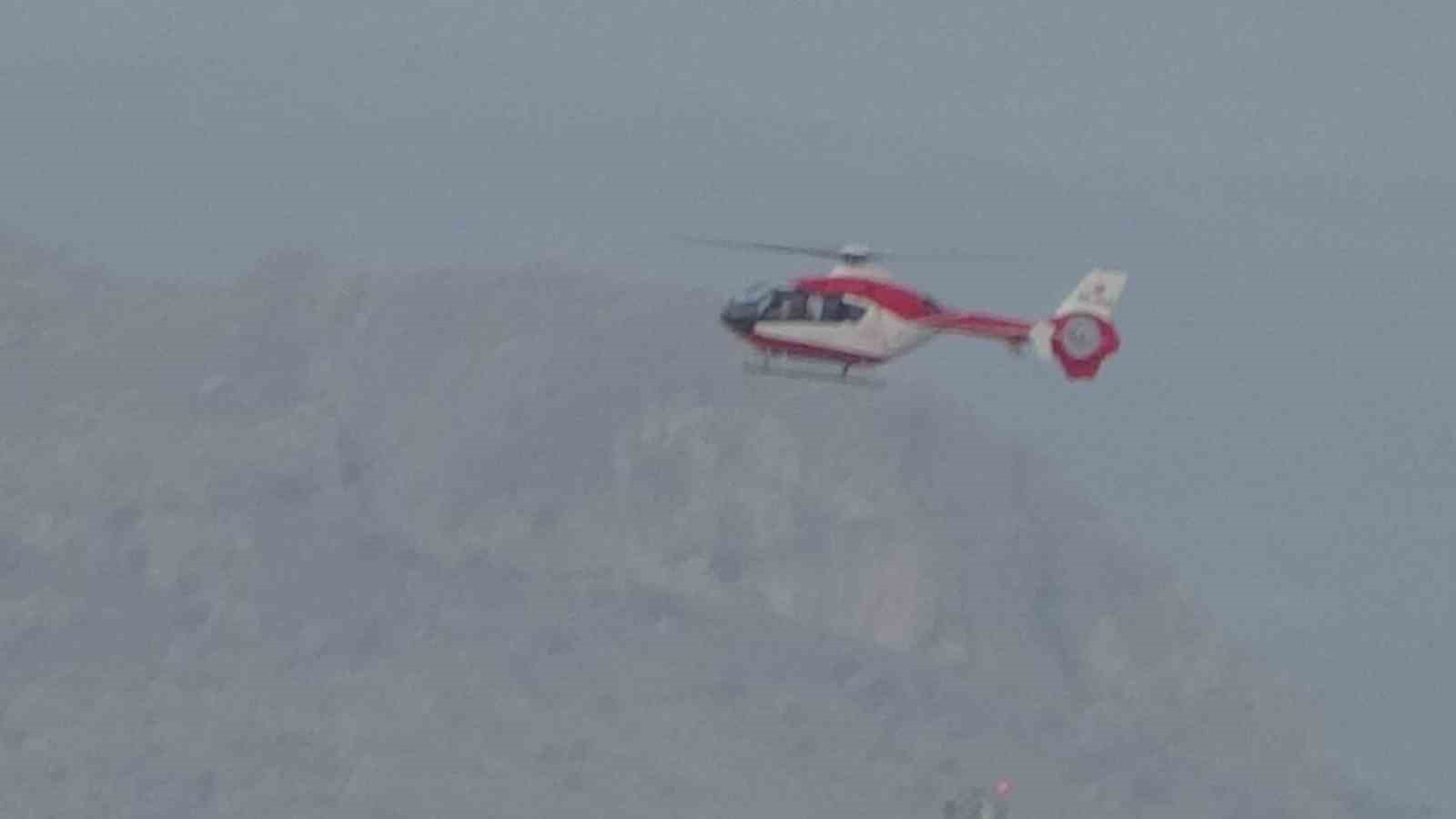 Serebrovasküler hastası şahıs ambulans helikopter ile Van’a getirildi