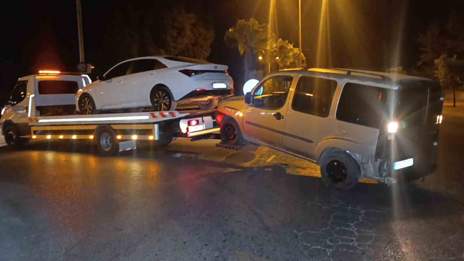 Boyasız kasisler gece karanlığında sürücülerin kabusu oldu: Fark edemeyen sanayinin yolunu tuttu