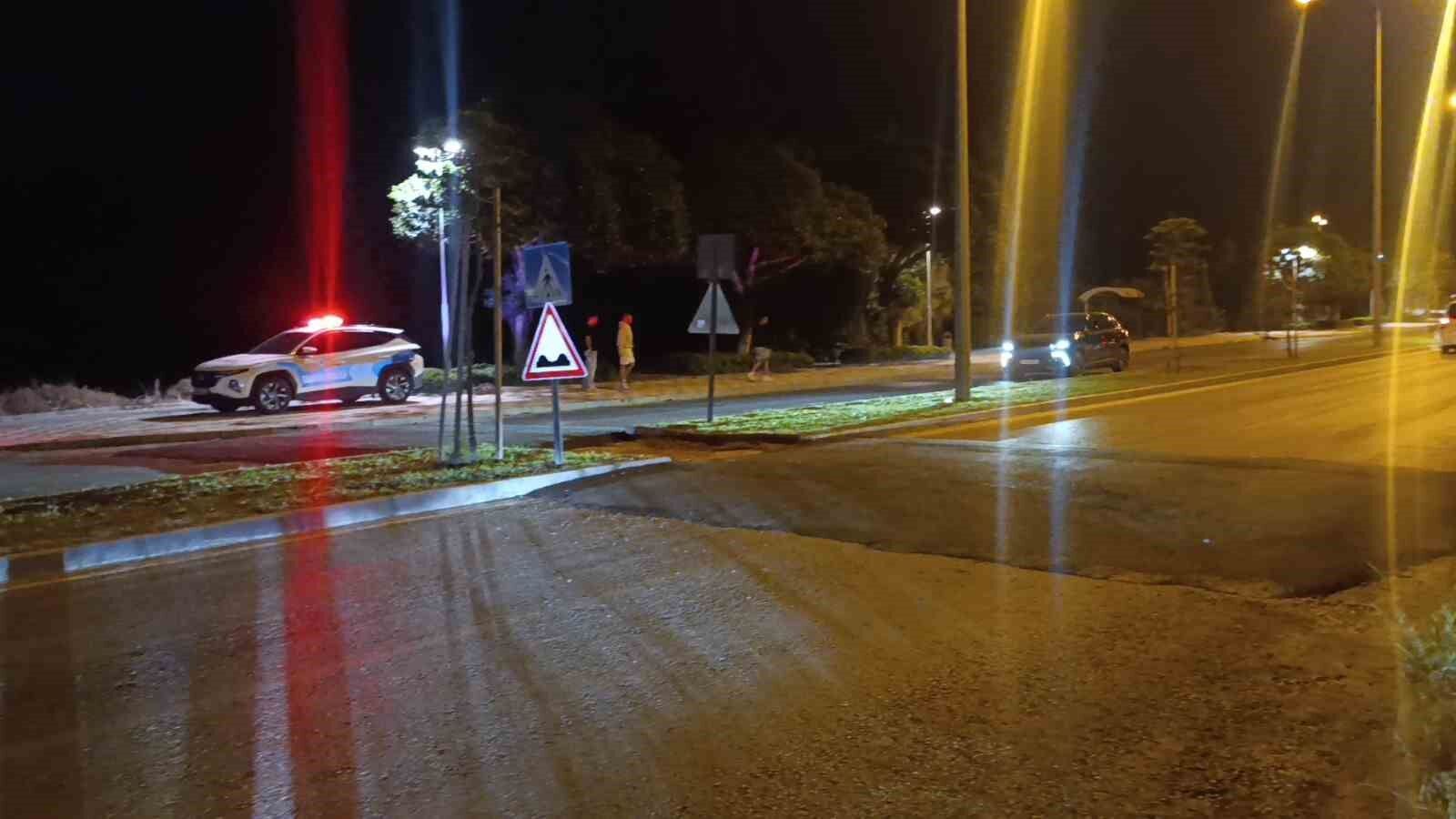 Boyasız kasisler gece karanlığında sürücülerin kabusu oldu: Fark edemeyen sanayinin yolunu tuttu