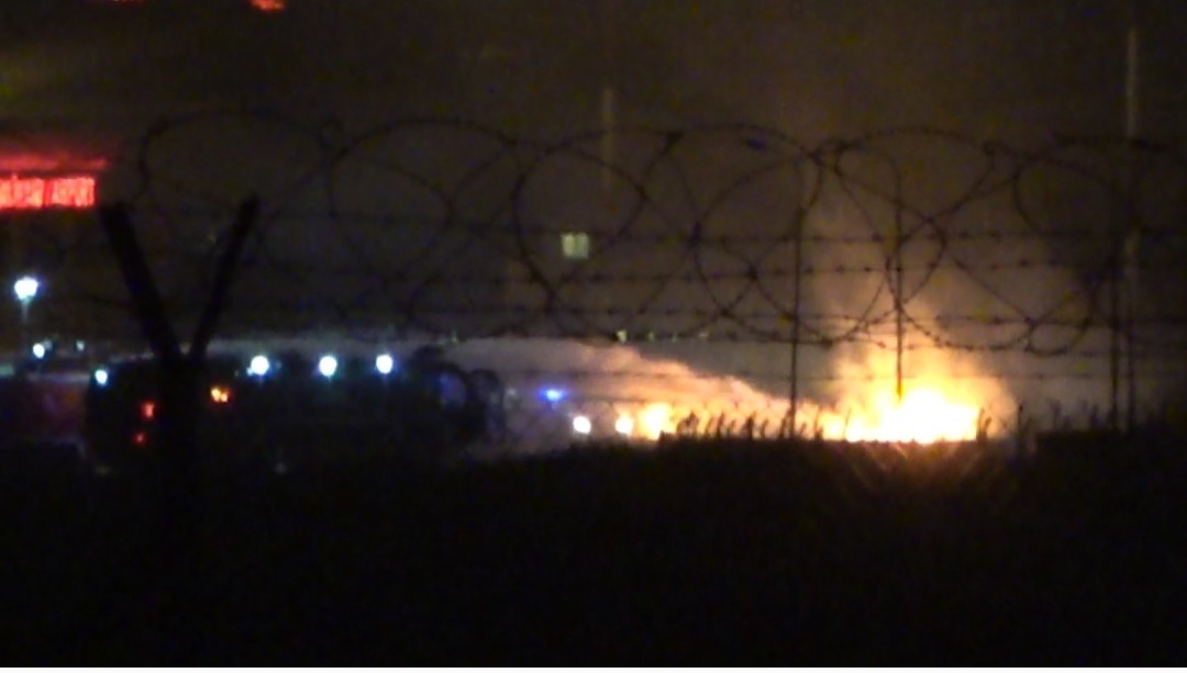 Van Havalimanı’nda yangın tatbikatı