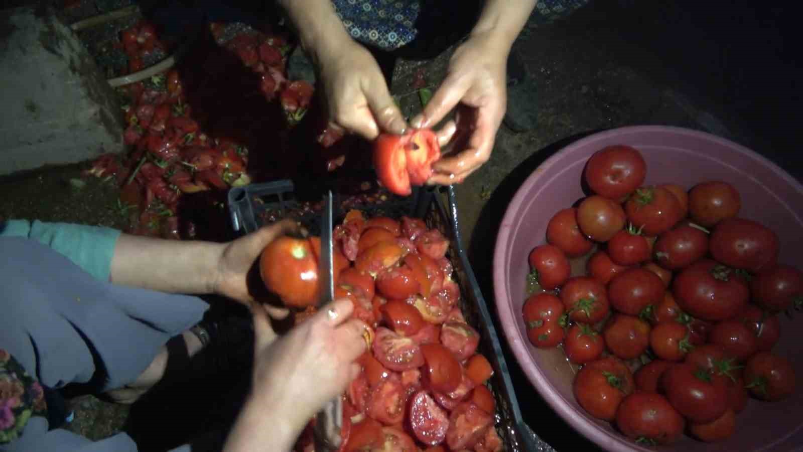 Bayburt’ta ev salçası hazırlıkları hız kazandı