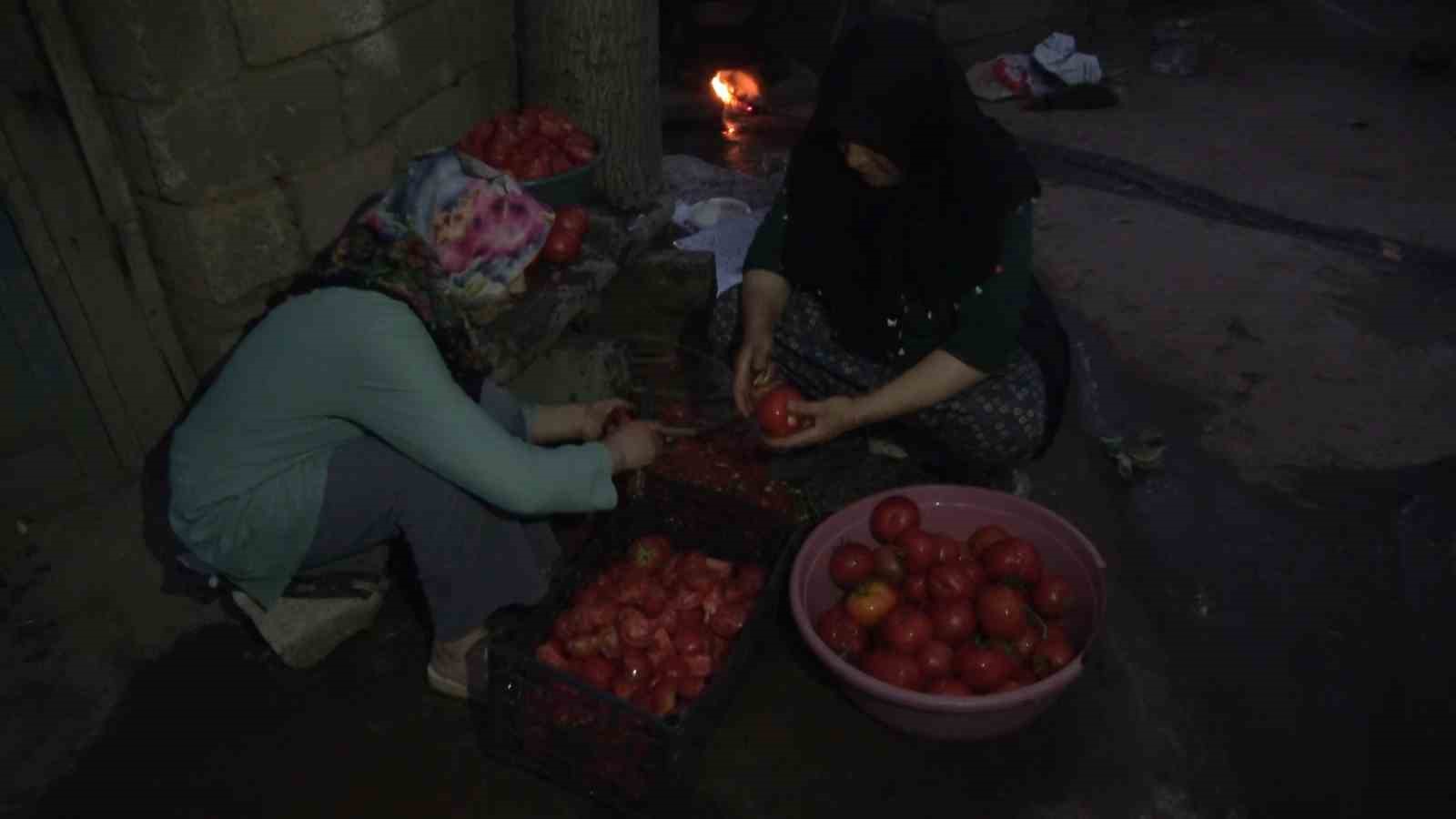 Bayburt’ta ev salçası hazırlıkları hız kazandı