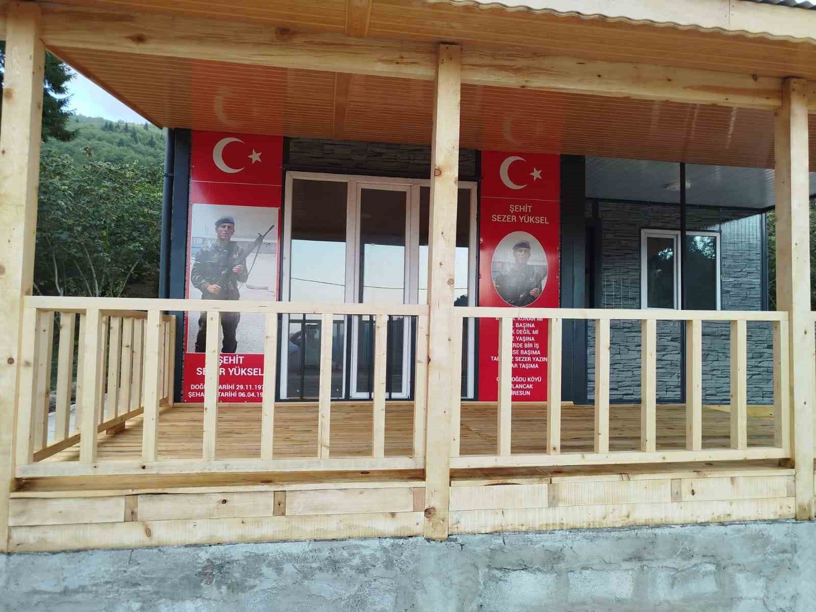 Şehit babasının ev hayali gerçek oldu
