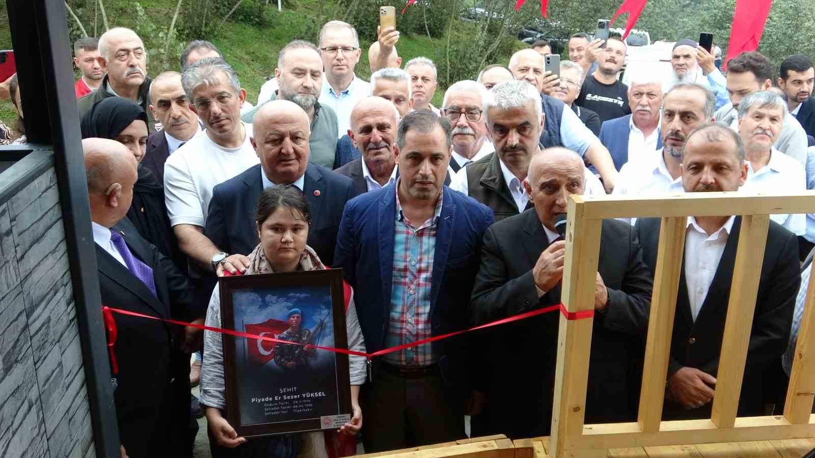 Şehit babasının ev hayali gerçek oldu