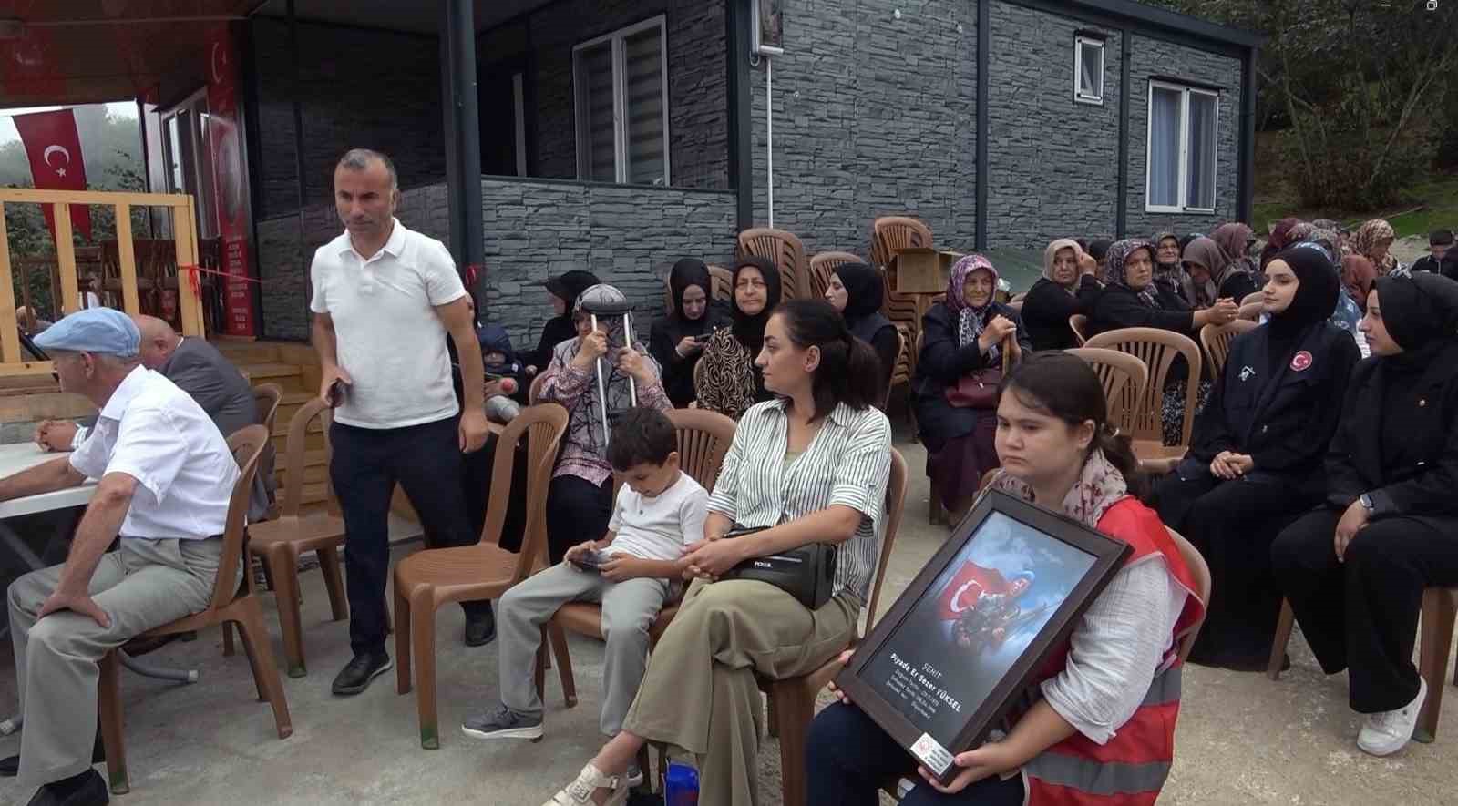 Şehit babasının ev hayali gerçek oldu